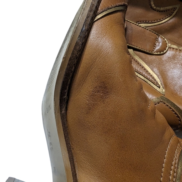 Gianni Bini Wade211 Brown Slouchy Cowboy Boots Size 7 Medium - Picture 4 of 11